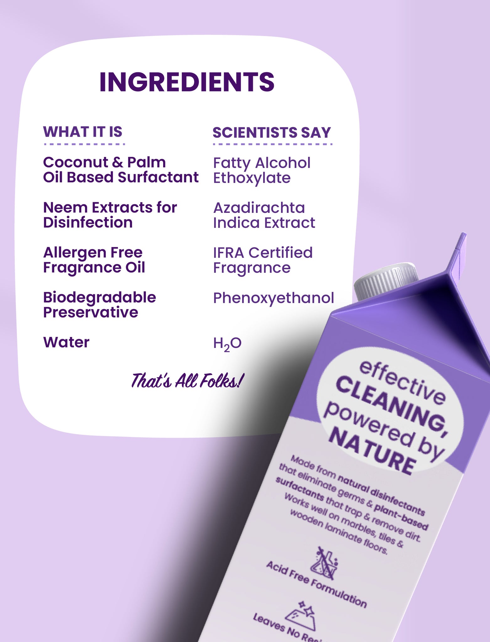 Natural Herbal Floor Cleaner | 1L Pack